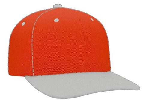 Pacific Headwear Custom USA Pro-Wool Flexfit® Cap (901F), Color 'Orange'